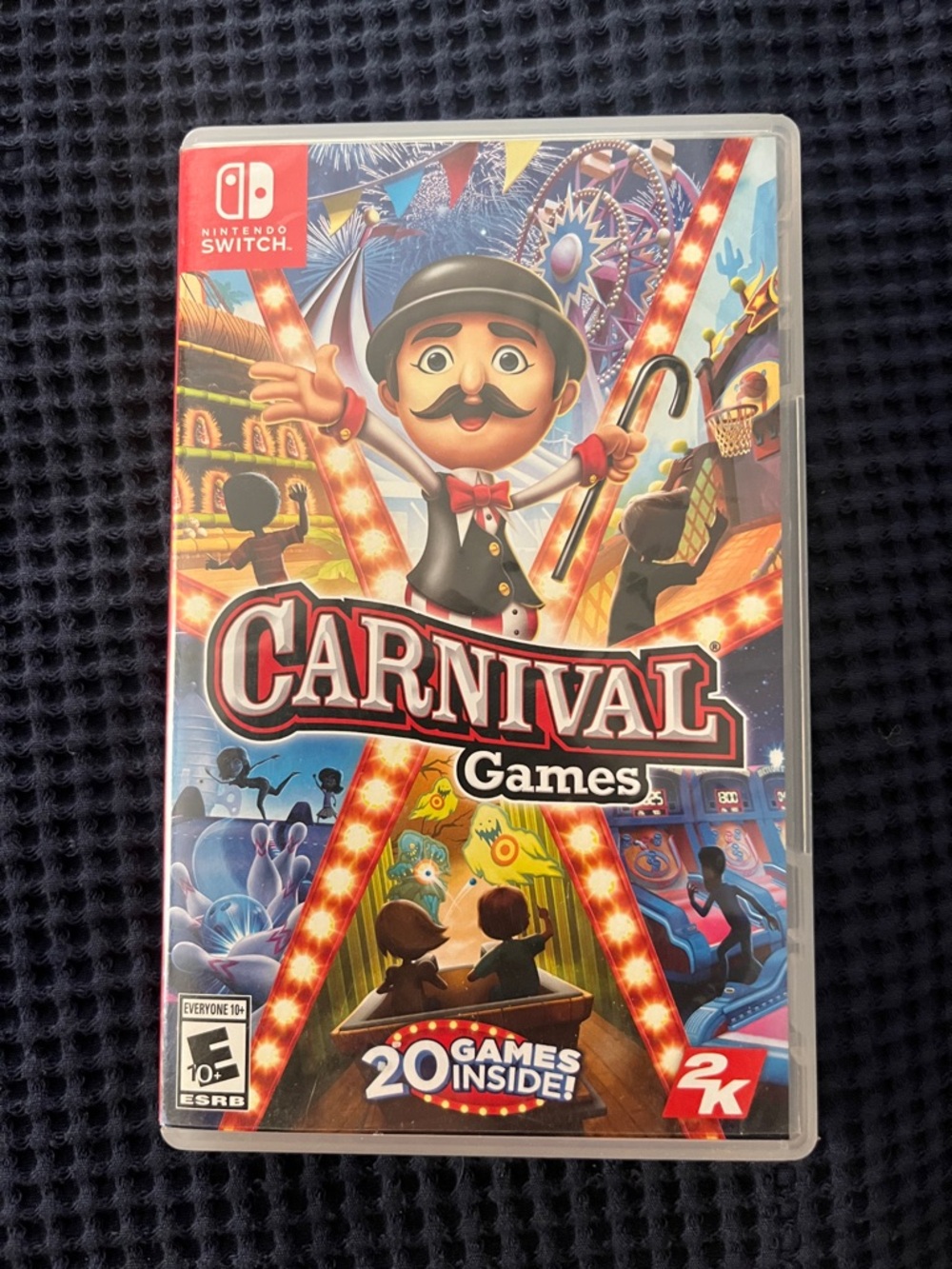 Nintendo Carnival Games - Red, Yellow, Blue Artwork